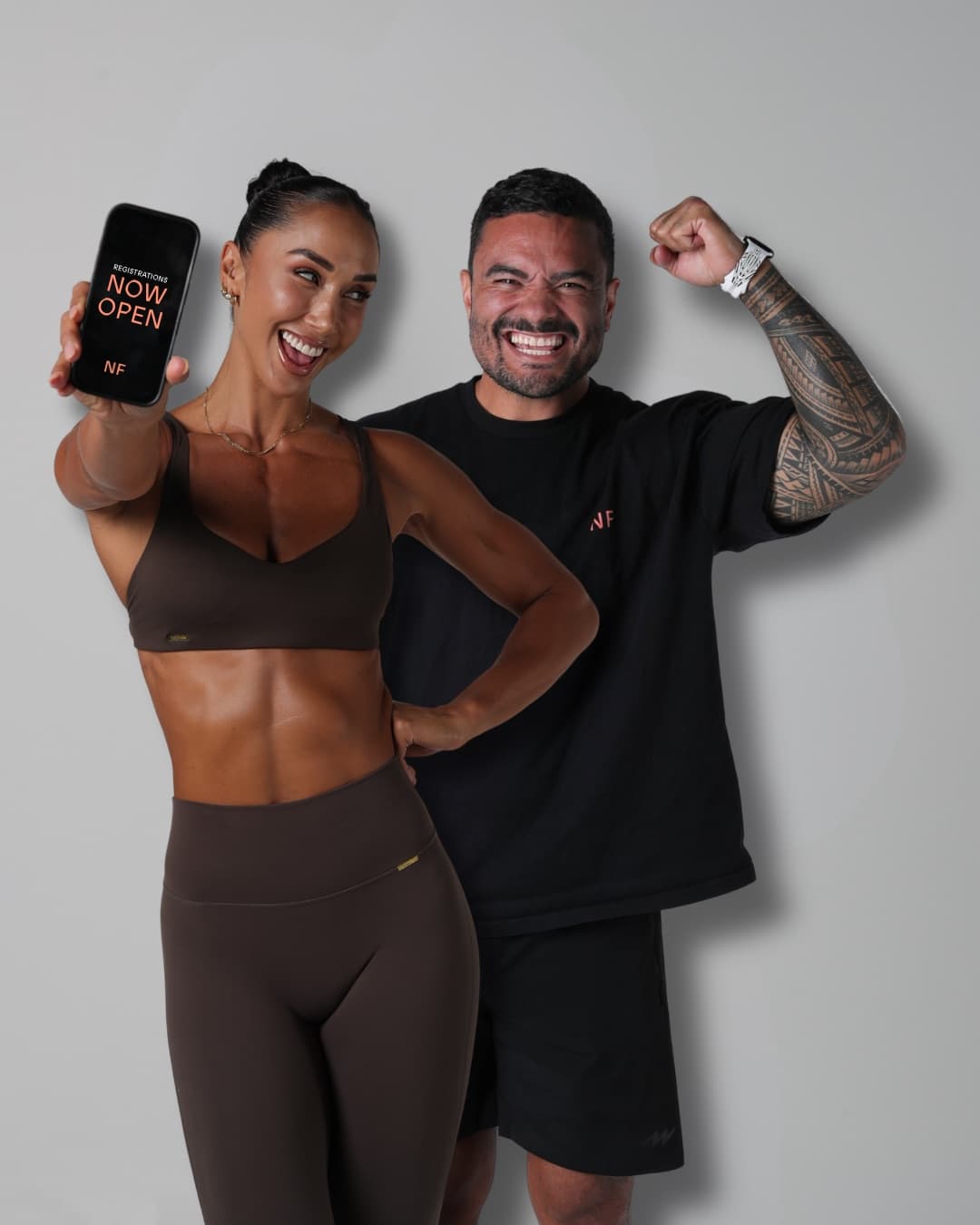 Chontel and Sam Duncan, founders of Neuform: the challenge is now open